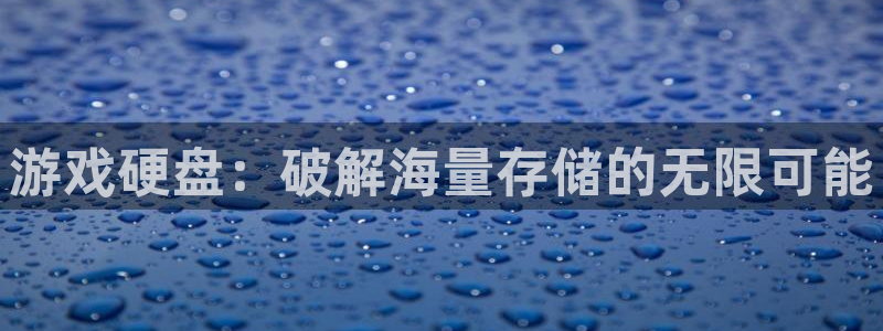杏悦2娱乐平台注册：游戏硬盘：破解海量存储的无限可能