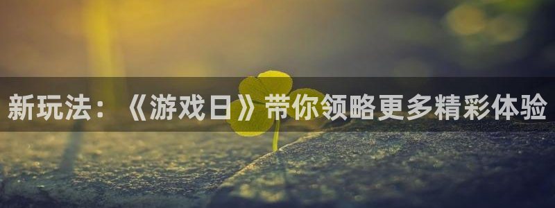 杏悦2棋牌官网：新玩法：《游戏日》带你领略更多精彩体验