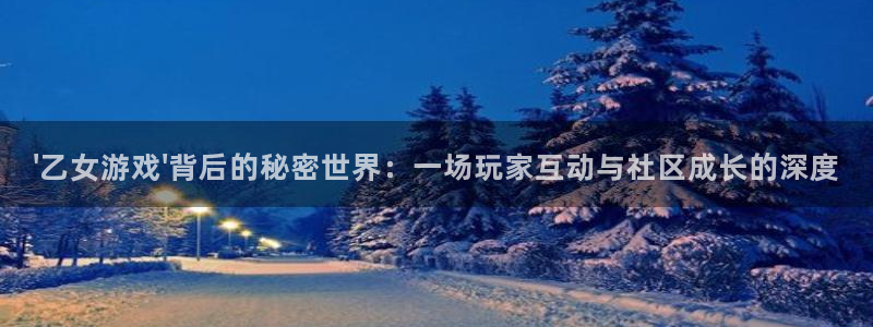 杏悦2老版本下载：\'乙女游戏\'背后的秘密世界：一场玩家互
